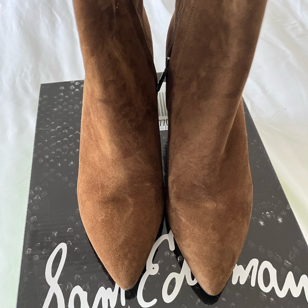 Sam Edelman | Hilty Brown Suede Booties